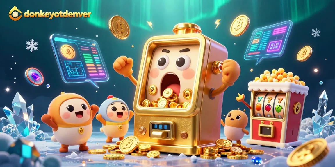 Experience big wins with donkeyotdenver at this vibrant and thrilling slot machine celebration!