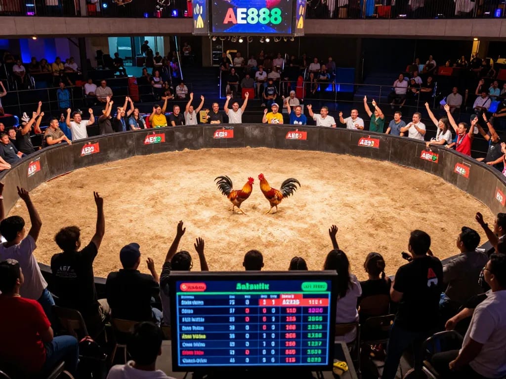 Watch live rooster fights at https://ae888a.ru.com/ with vibrant crowds and real-time betting
