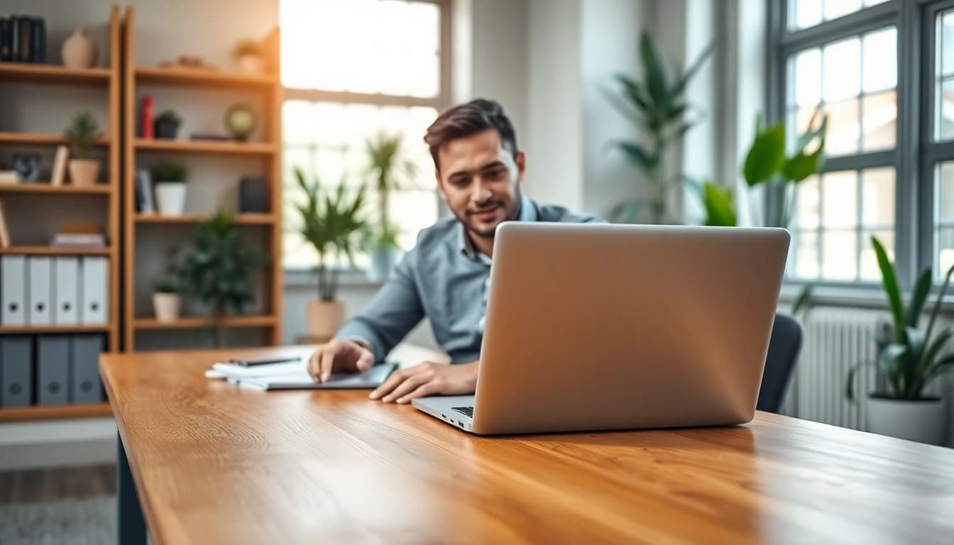 Complete the eta application uk in a modern office setting, showcasing efficiency and professionalism.