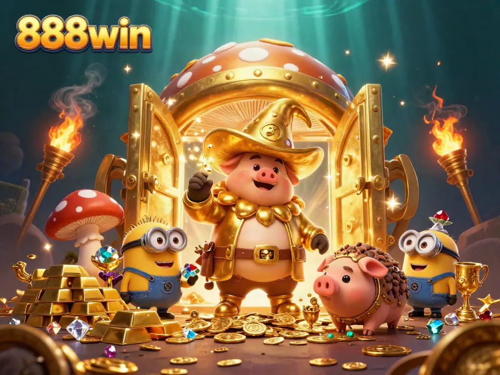 Spin to win big with 888win's enchanted treasures and magical wizard characters.