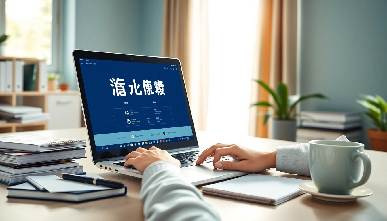 Engaging user interface of 有道翻译 in a modern workspace setting