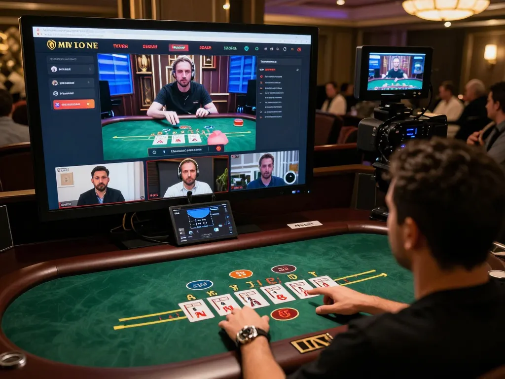 Experience the excitement of LINK SUNWIN with live dealer blackjack gaming online, engaging moments captured in a vibrant setting