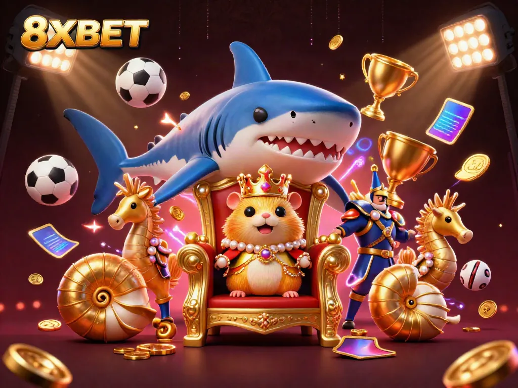Join the action with 8XBET, capturing thrilling moments in sports betting glory with dynamic game elements.