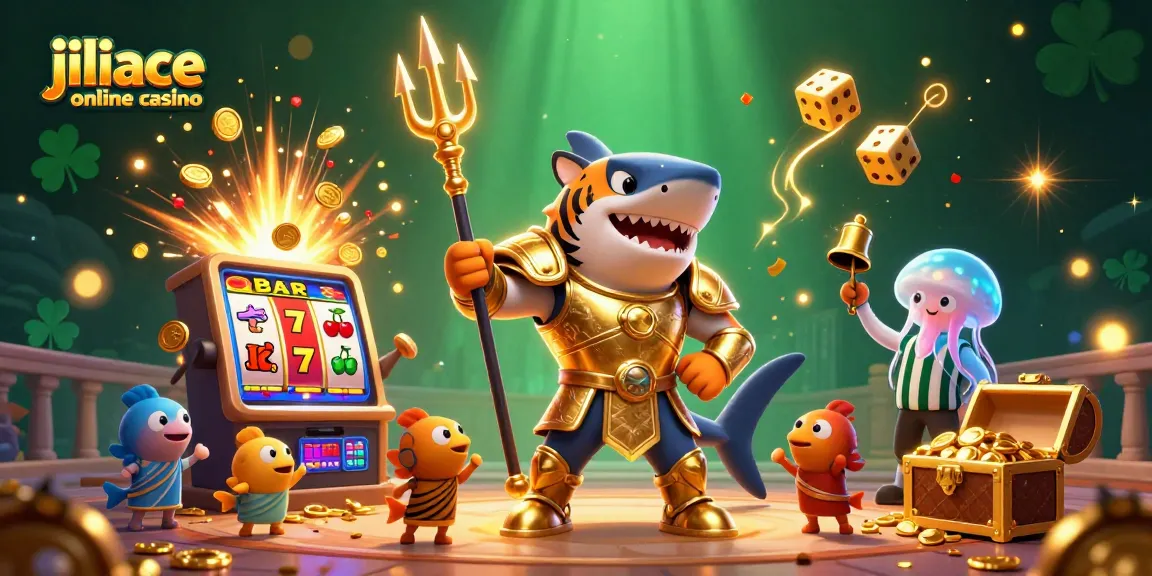 Experience the jiliace online casino with vibrant visuals, featuring a thrilling underwater scene!