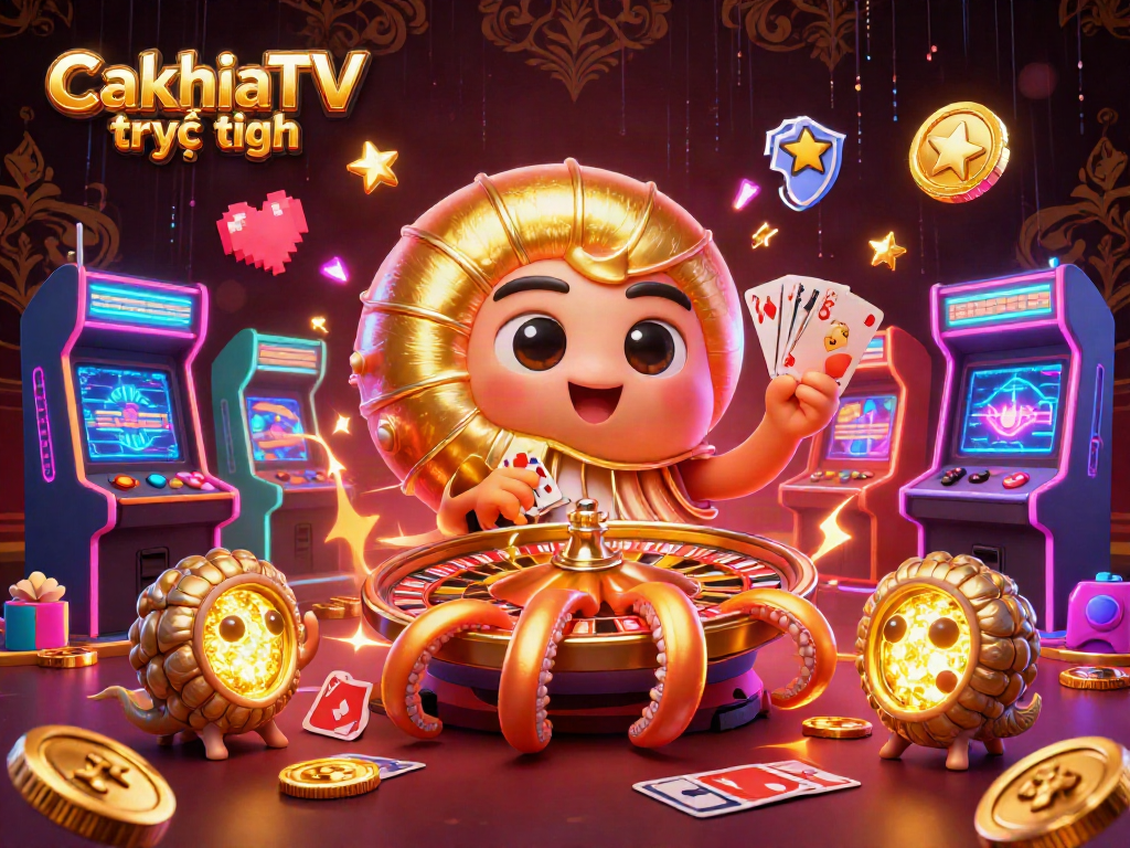 CakhiaTV trực tuyến invites you to try your luck at the dazzling casino featuring an ancient nautilus and glowing treasures.
