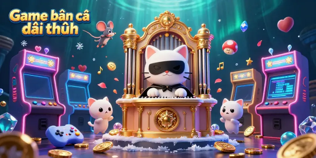 Engage in Game bắn cá đổi thưởng with animated sea creatures in an exciting underwater casino adventure.