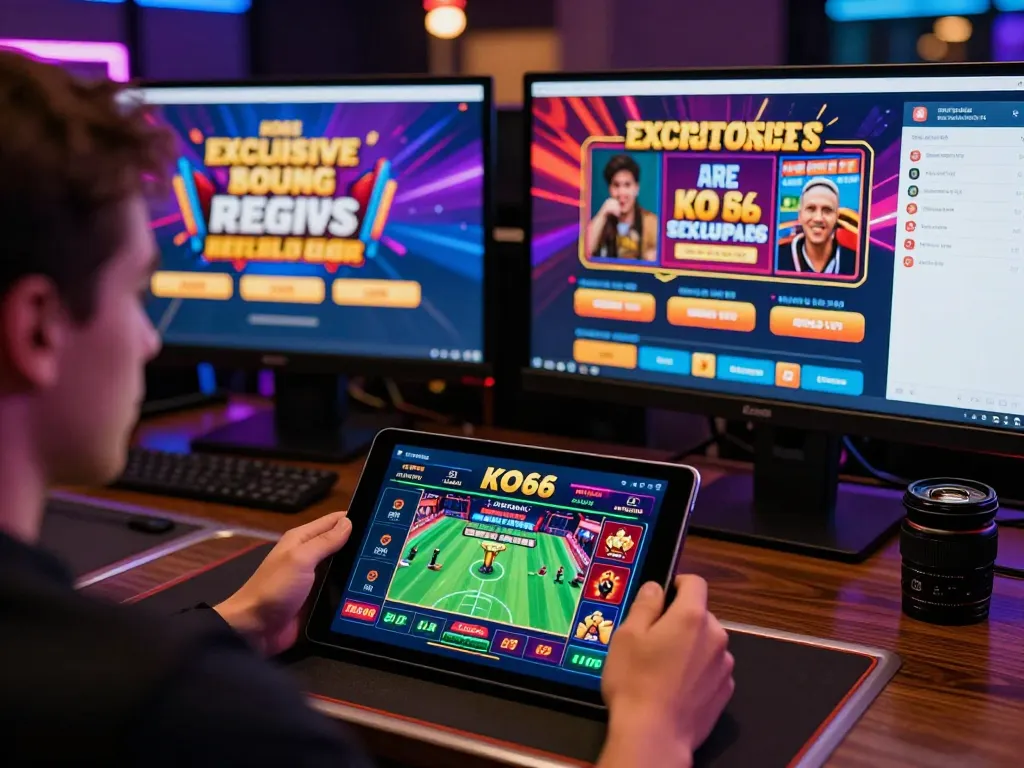 KO66 online gaming platform featuring interactive sports betting and casino games in a dynamic digital environment.
