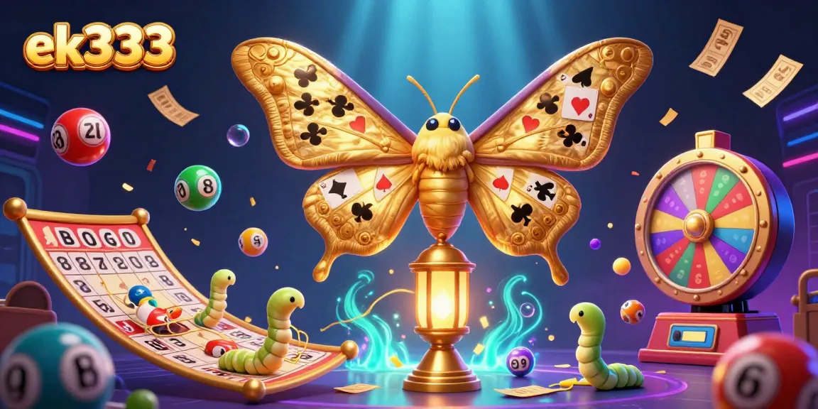 Experience winning moments at ek333 with vibrant bingo elements and animated lottery excitement.