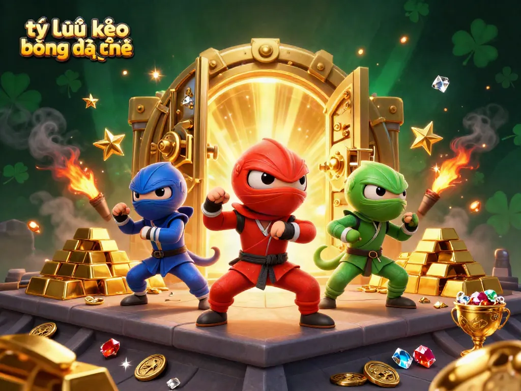 Tỷ lệ kèo bóng đá trực tuyến cùng đội hình ninja chameleon hấp dẫn giữa quang cảnh sôi động.