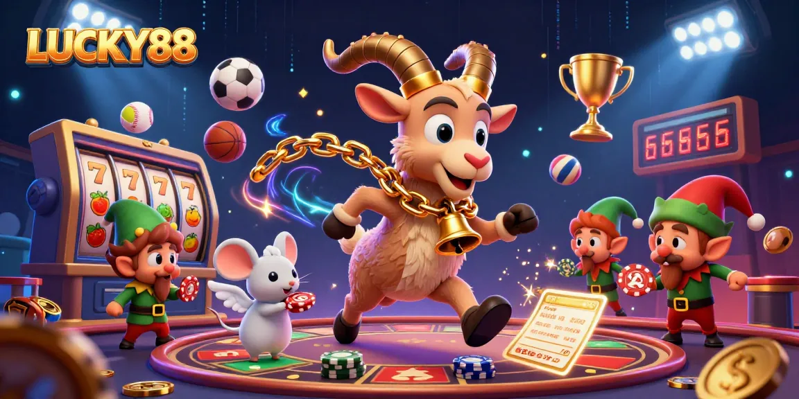 Join the festive chaos of LUCKY88, where Krampus and his helpers create a thrilling gaming experience!