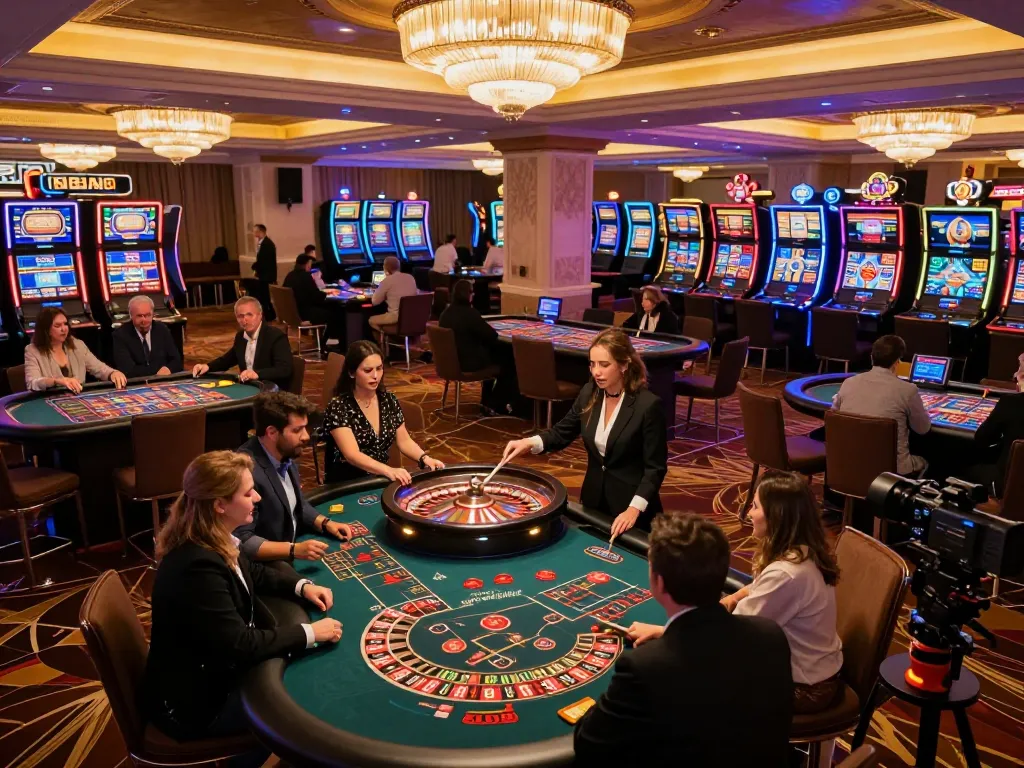 Watch players engaging with roulette tables at SC88 casino, adding excitement for gamblers.