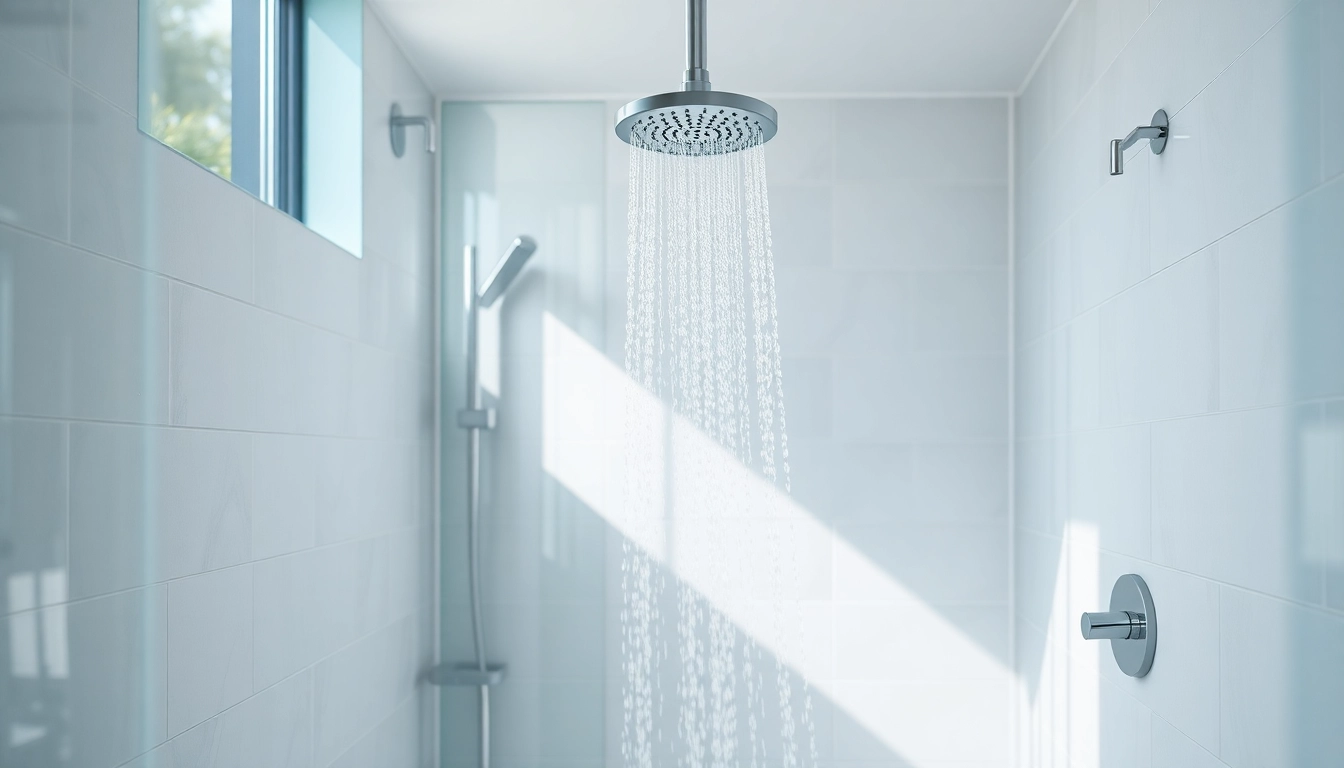Enhance your bathroom experience with elegant shower uk designs featuring a stylish rainfall showerhead.