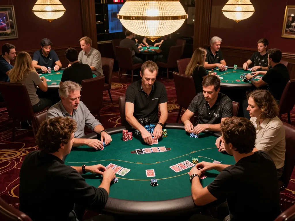Experience an exciting poker night and Truy cập ngay to popular games at top casinos.