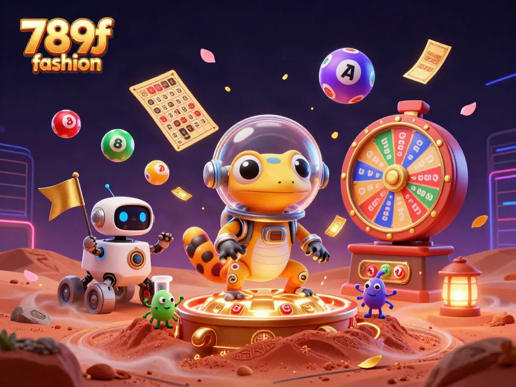 Engage with thrilling 789f fashion-themed casino adventure with our Martian gecko and robot rover.