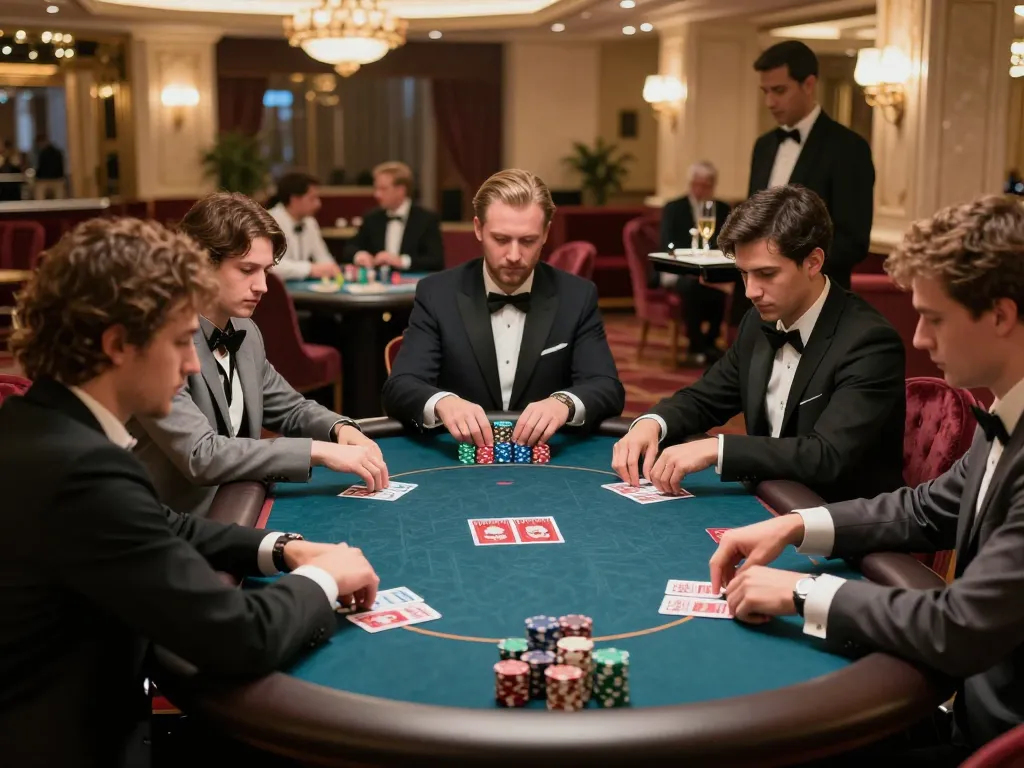Bongdalu VIP scene highlighting elite players engaged in a high-stakes poker game.