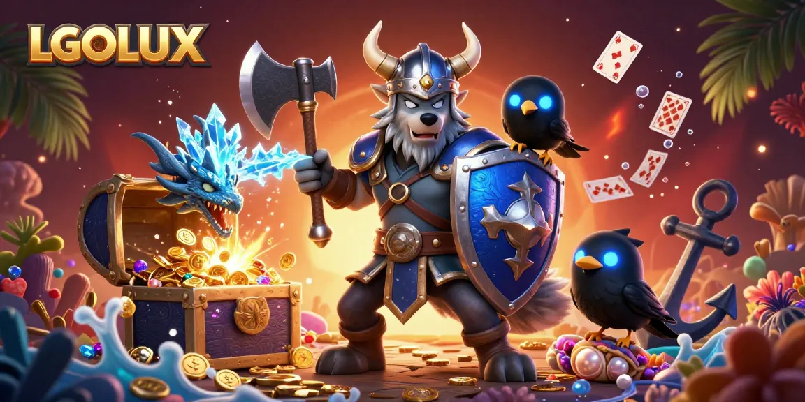 Experience thrilling moments with LGOLUX through vivid dragons and gold-filled adventures.