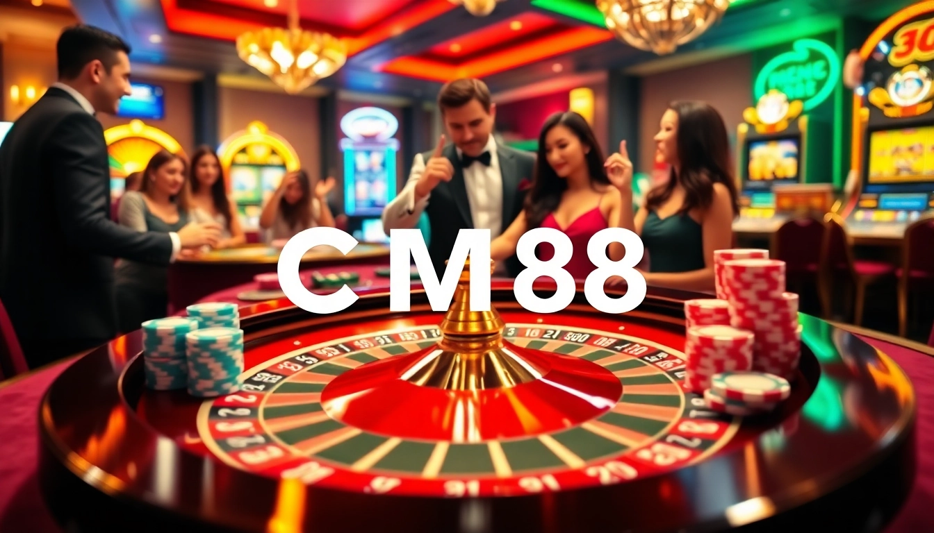 Engage in thrilling gambling at CM88 đăng nhập with vibrant casino elements and exciting gameplay.