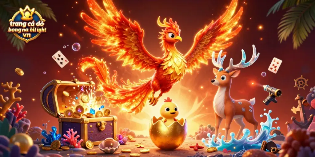Khám phá trang cá độ bóng đá uy tín nhất vn với hình ảnh sinh động về phoenix và các yếu tố biển.