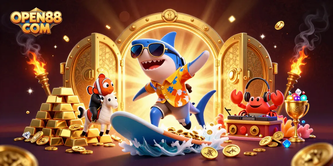 Experience thrilling gameplay at OPEN88 COM with a vibrant underwater casino adventure.