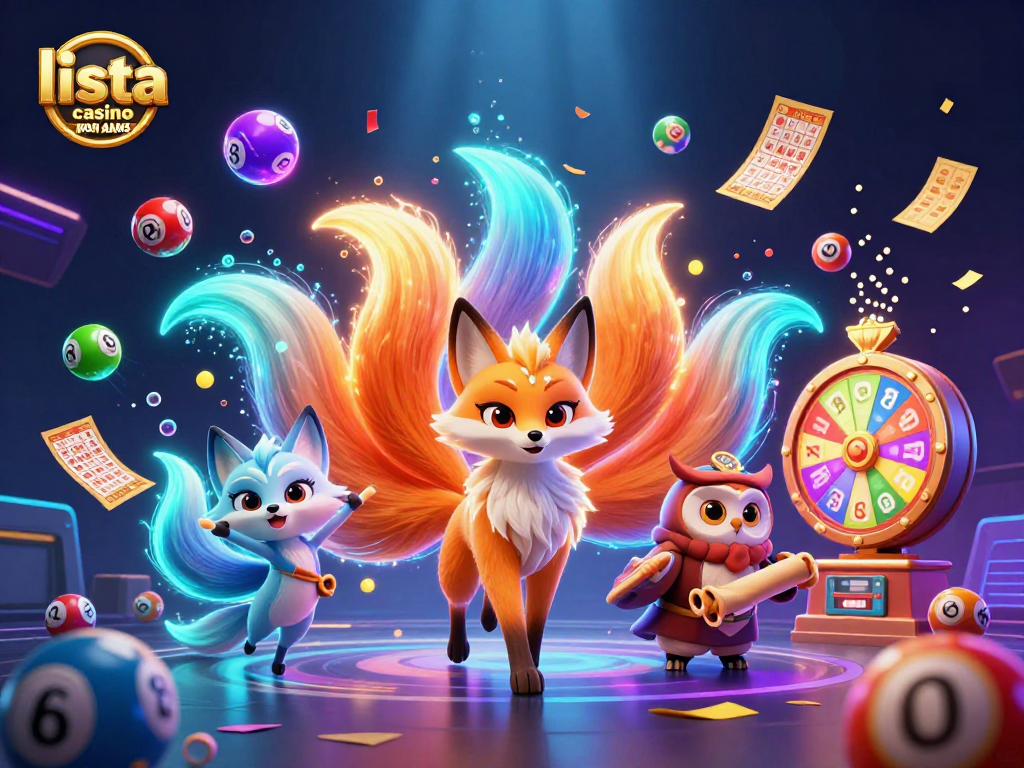 Gioca alla lista casino online non AAMS con un'illustrazione colorata di spiriti e elementi di gioco.