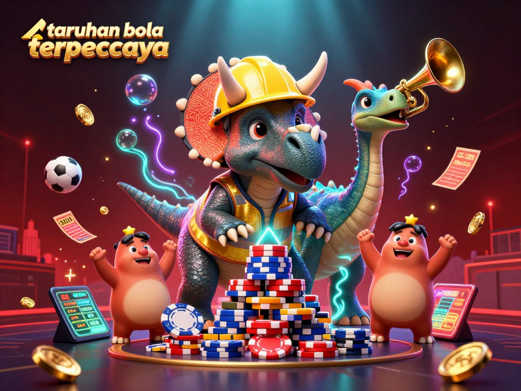 Join the excitement of taruhan bola terpercaya with our vibrant mixed betting scene featuring cheerful characters.