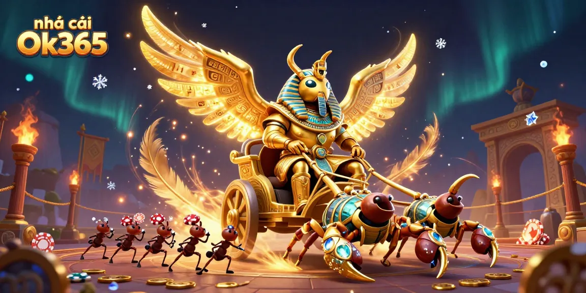 Experience dynamic gameplay at nhà cái Ok365 with vibrant colors and exciting casino elements.