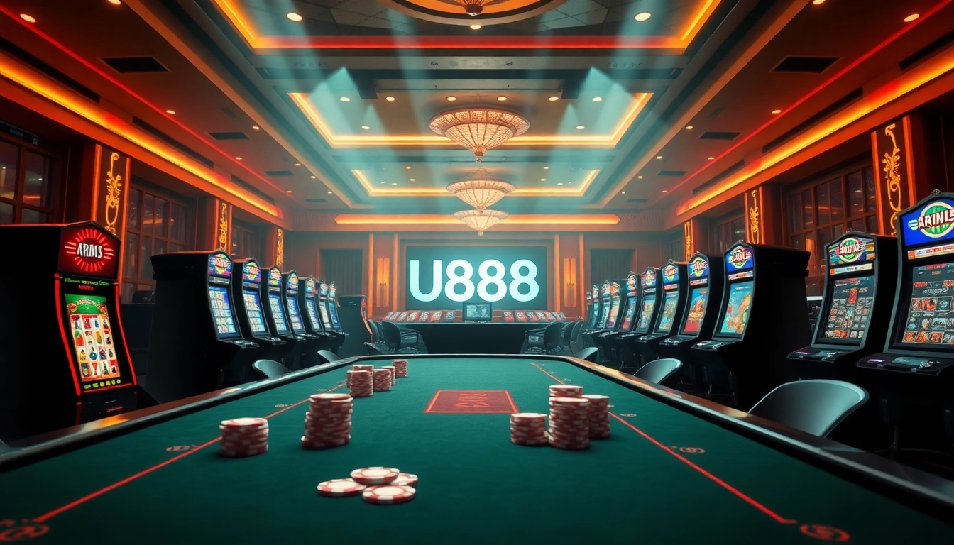 Experience the luxury of online gambling at U888 Com with dynamic games and elegant design.