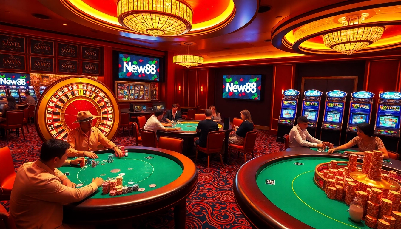 Engage in thrilling gaming at https://new88.help/ with vibrant tables, dealers, and dynamic online interfaces.