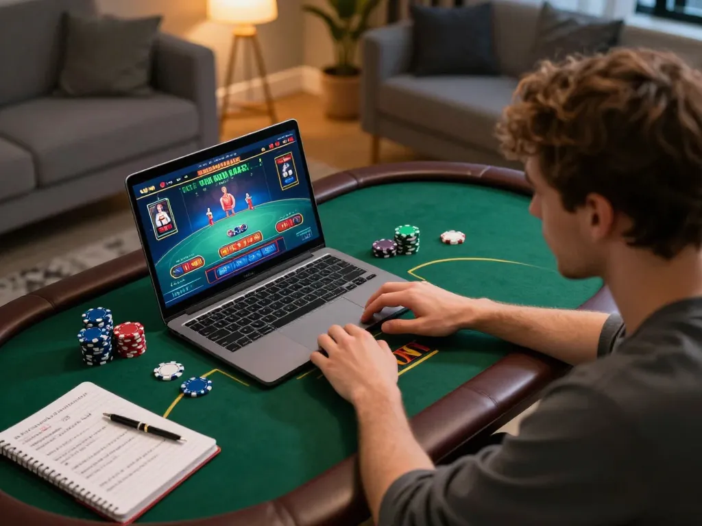 Experience the thrill of Link vào chơi MM88 with live dealer games in a cozy home setting.