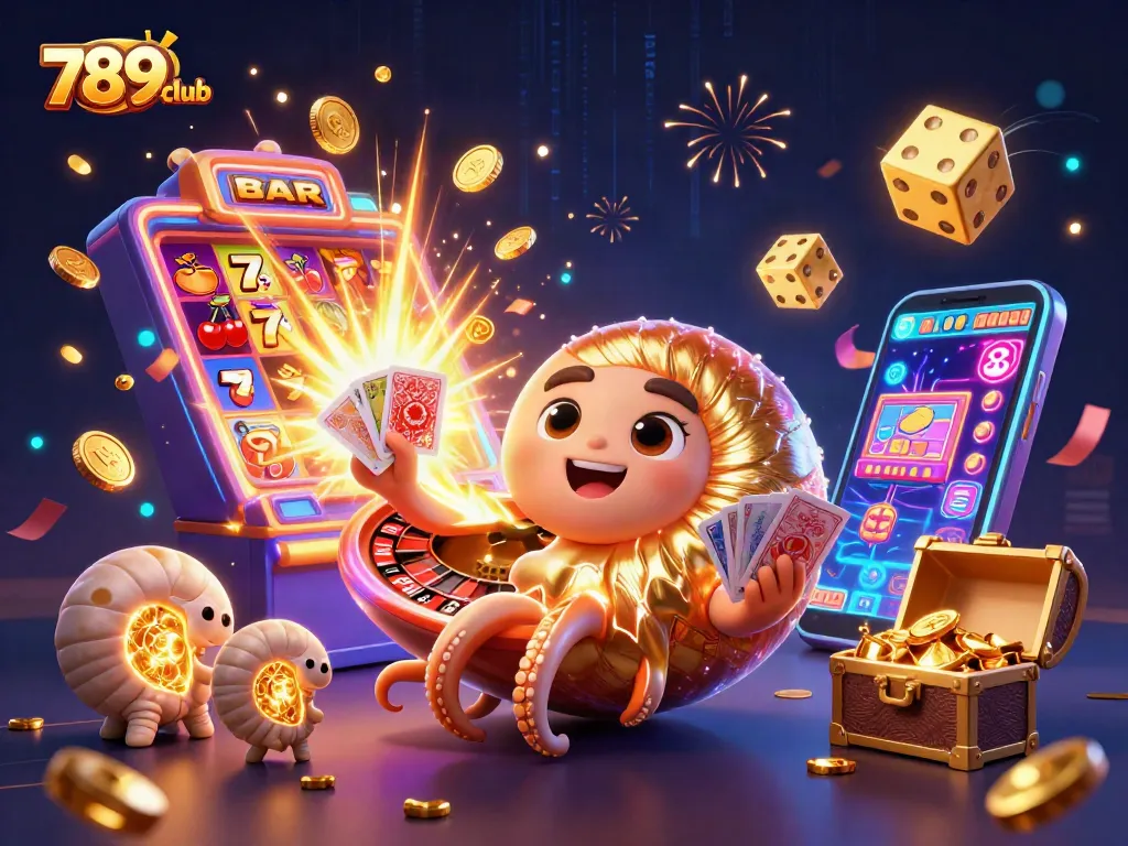 Win big with 789club's dynamic gaming experience featuring vibrant casino elements.