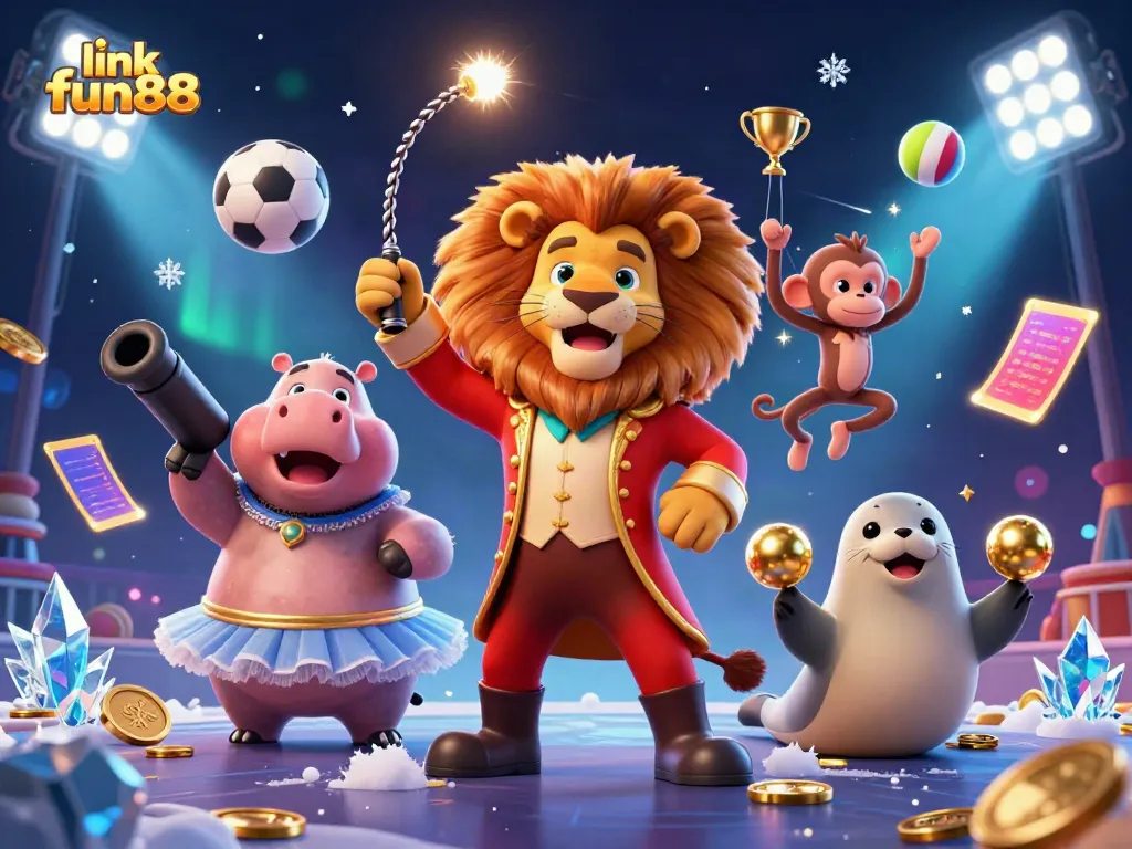 Engage in captivating gaming excitement at link fun88 with vibrant characters and dynamic sports elements.