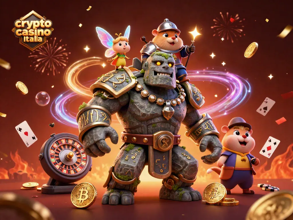 Scopri come giocare nei migliori crypto casino Italia con Bitcoin ed Ethereum in un'illustrazione coinvolgente.