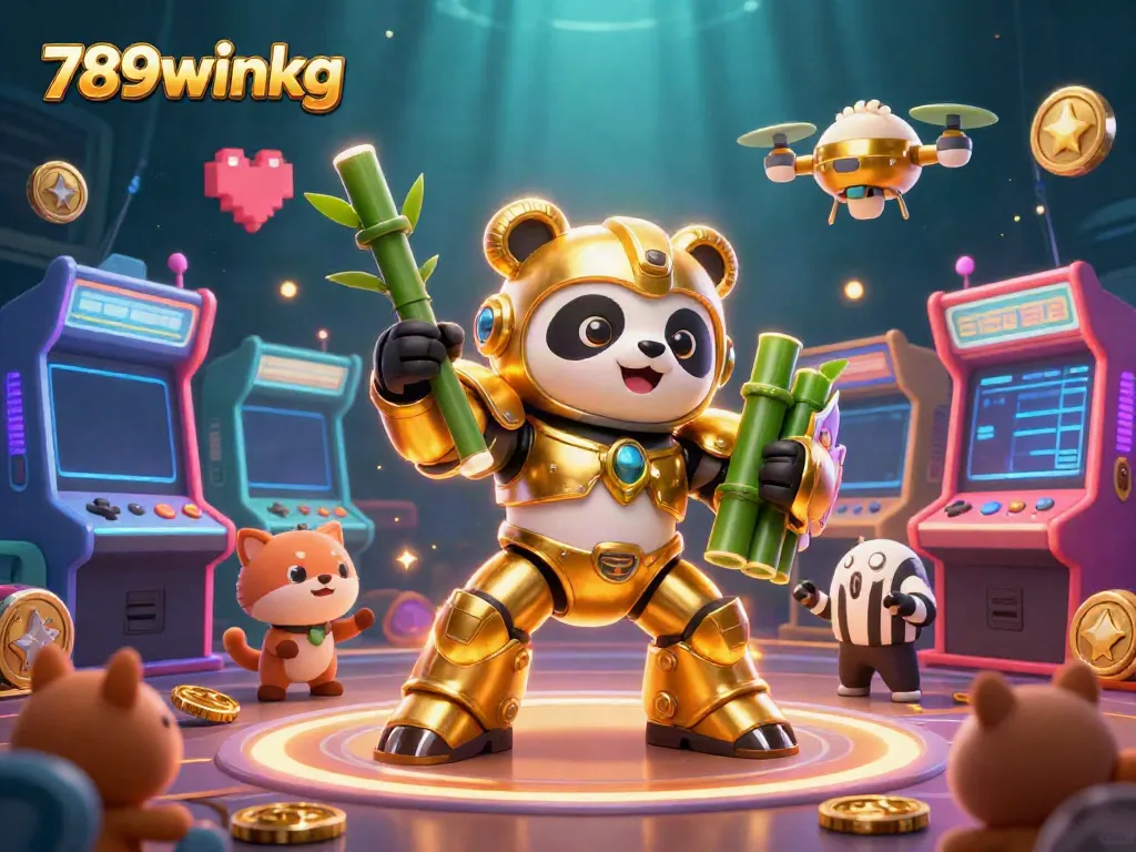Engage with the vibrant 789winkg gaming experience in this dynamic casino-themed illustration.