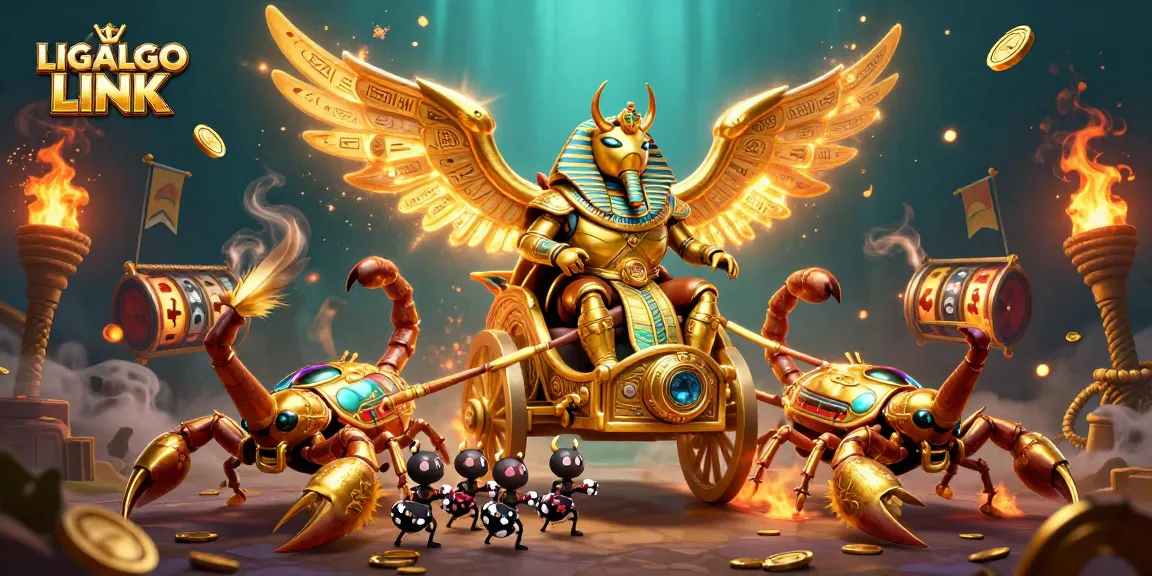 Experience thrilling gameplay at LIGALGO LINK with dynamic slot reels and captivating elements.