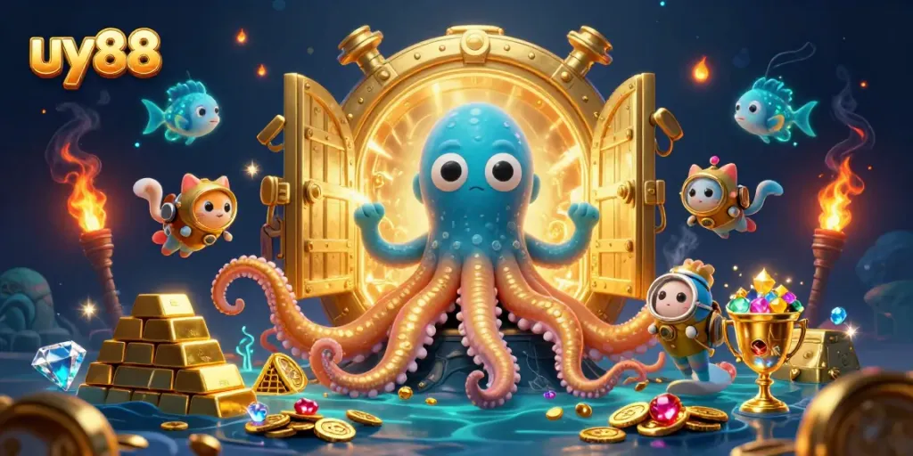 Play thrilling games at uy88, where players dive into an ocean of golden treasures.