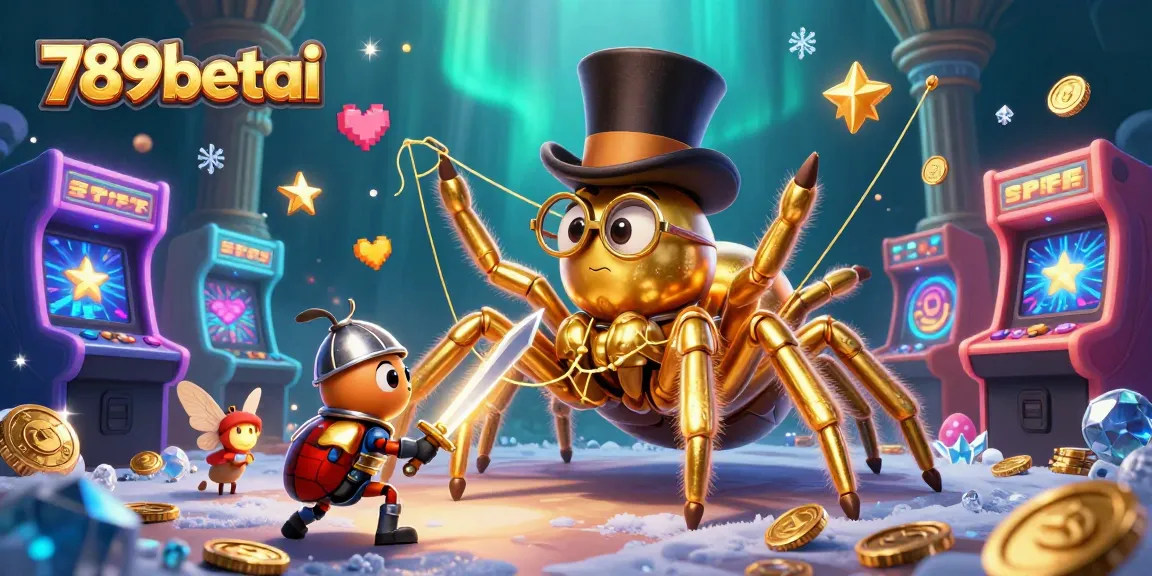 Engage with 789betai's vibrant casino experience featuring adventurous characters and a colorful gaming backdrop.
