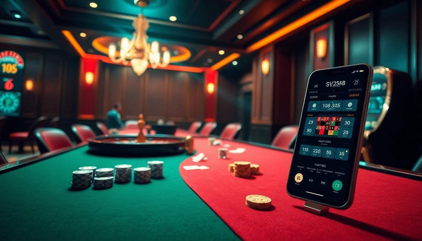 Engage in thrilling gambling at https://sv368com.biz/ with high-end casino tables, vibrant atmosphere, and digital gaming features.