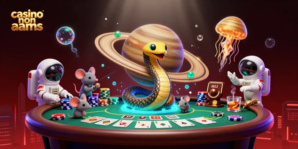 Scopri il mondo dei casino non AAMS in una scena di gioco avvincente e colorata.