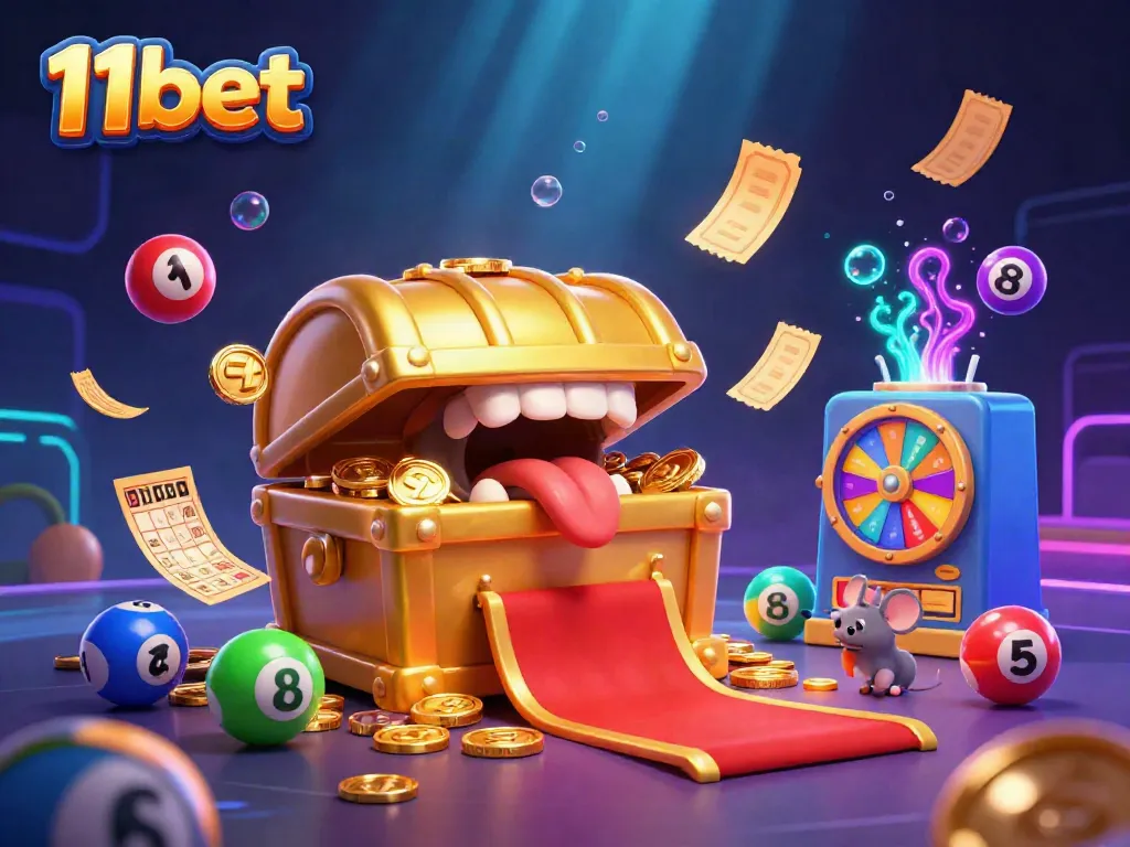 Engage in thrilling games at 11bet with dynamic lottery balls and exciting casino elements.