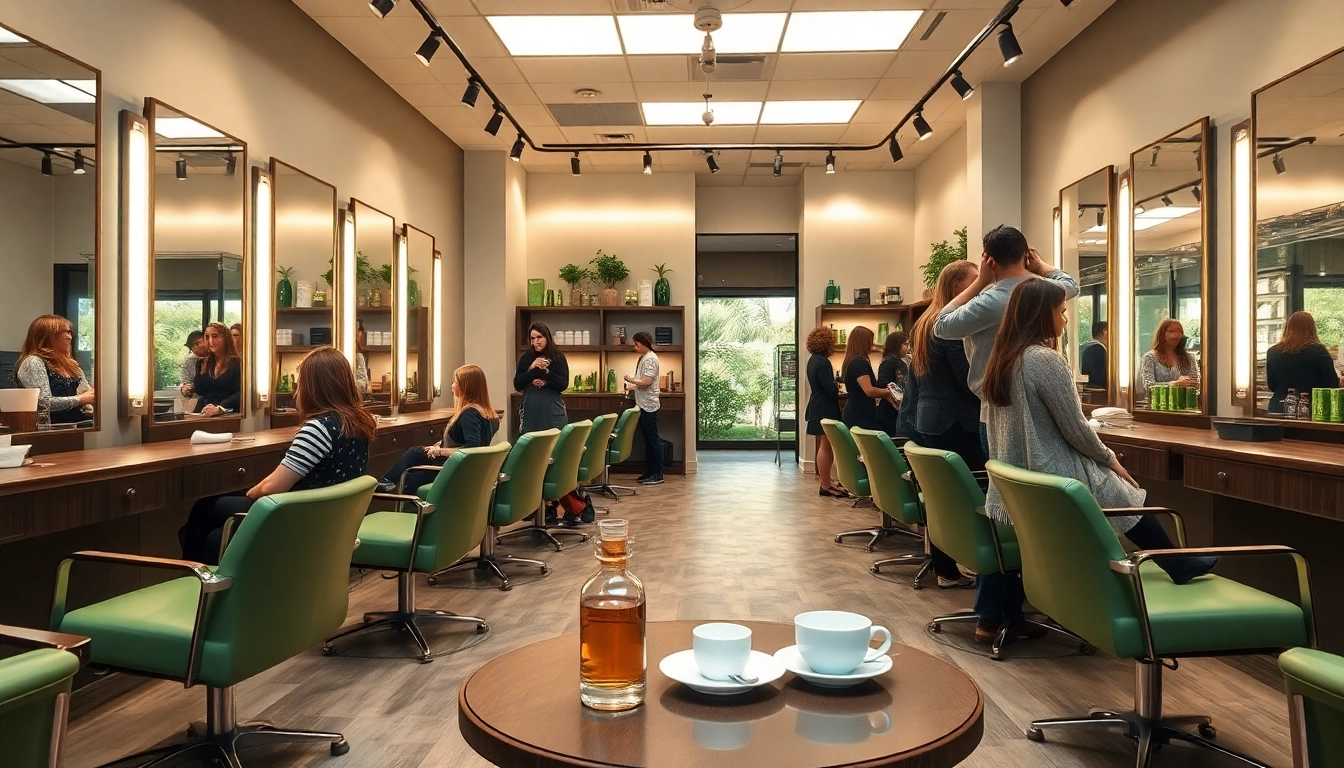 Experience top hair salons San Diego with a welcoming interior featuring professional stylists and eco-friendly products.