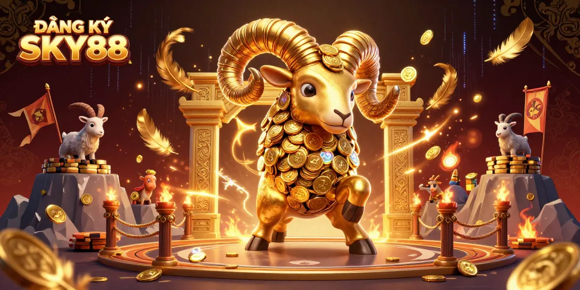 Engage in thrilling gaming with ĐĂNG KÝ SKY88 featuring golden elements and dynamic casino action.